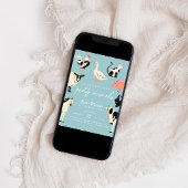 Invitation Animaux de fête | Animaux de ferme pour vache à en