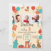 Animaux de fête et photos Anniversaire des enfants