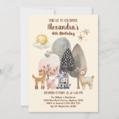 Invitation Animaux de la ferme Barnyard Anniversaire (Devant)