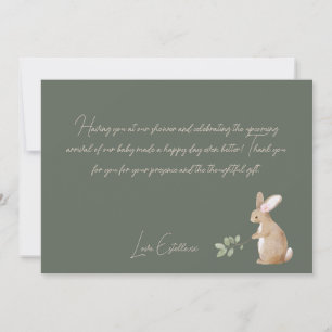 Invitation Animaux de la Forêt Amis de la Forêt Baby Shower