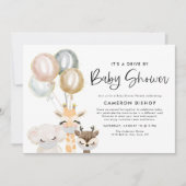 Invitation Animaux de la Jungle Conduite de quarantaine par B (Devant)