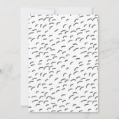 Invitation Animaux de la partie Safari main tiré enfant conjo (Dos)