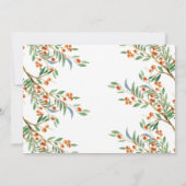 Invitation Animaux des bois Anniversaire (Dos)