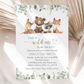 Invitation Animaux des bois, Forêt, Un sauvage, Baby shower