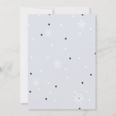 Invitation Animaux d'hiver Genre Neutre bébé garçon douche (Dos)