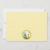 Invitation Animaux d'invitation de baby shower de bébés de (Dos)
