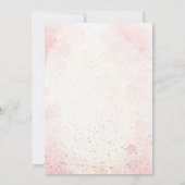 Invitation Animaux Fée Fête d'anniversaire (Dos)