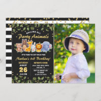 Animaux mignons Amis Zoo fête Anniversaire Photo