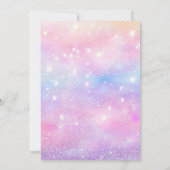 Invitation Animaux mignons animaux roses fête d'anniversaire (Dos)