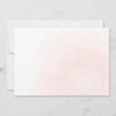 Invitation Animaux mignons roses dans les masques Baby shower (Dos)