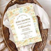 Animaux Pastel au Bord de la Mer Baby Shower