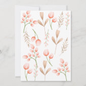 Invitation animaux safari en montgolfière bébé douche (Dos)