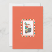 Invitation Animaux tribaux de forêt de Boho de baby shower de (Dos)