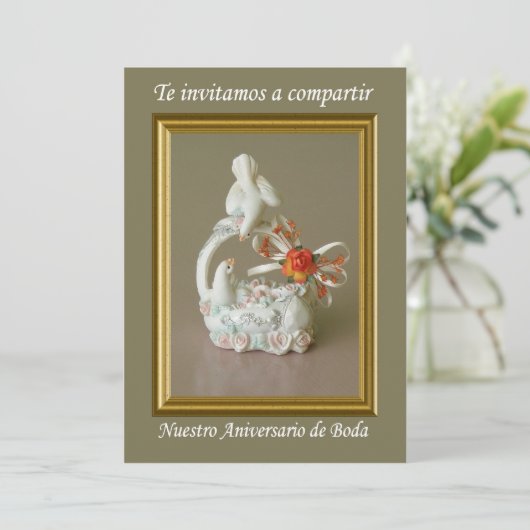 Invitation Aniversario de Bodas (Debout devant)
