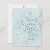 Invitation Annabelle Vintage Crest Floral Engagement Party (Dos)