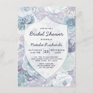 Invitation Annabelle Vintage Crest Mariage Fête des mariées