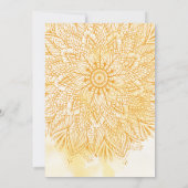 Invitation Annaprashan Cérémonie d'alimentation du riz bébé i (Dos)