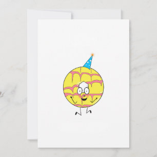Invitation anneau de fête, thème de cookie amusant