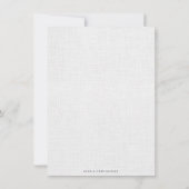 Invitation Anneaux à vin moderne Envoi de douche nuptiale Inv (Dos)