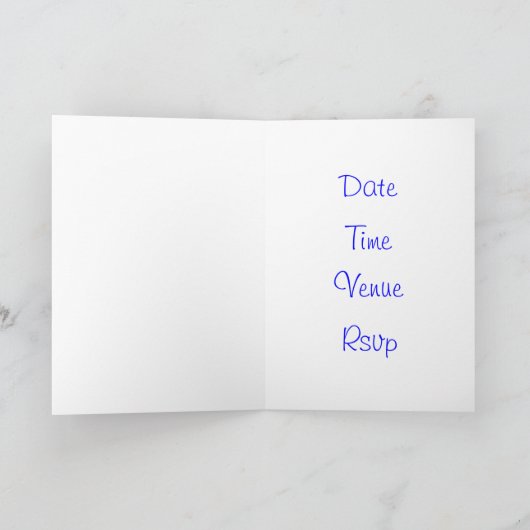 Invitation Anneaux de Mariage (Intérieur)