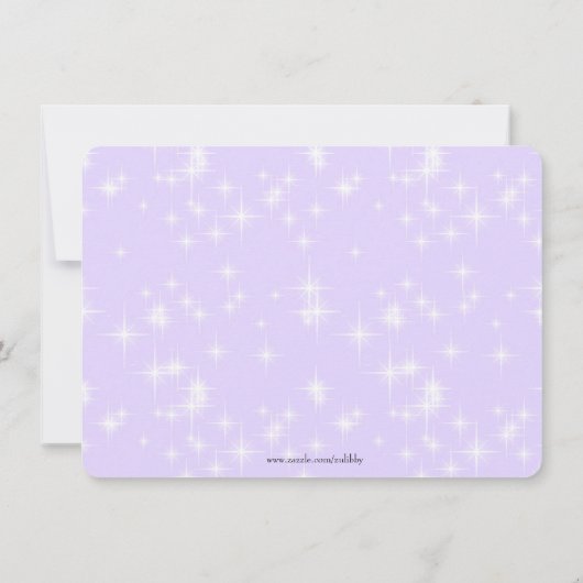 Invitation Anneaux pourpres chics avec l'invitation nuptiale (Dos)