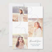 Invitation Année de collage | Photo Graduation Party Invitati (Devant)