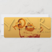 Invitation Année de la chèvre Chinoise Année Zodiaque Invitat (Devant)