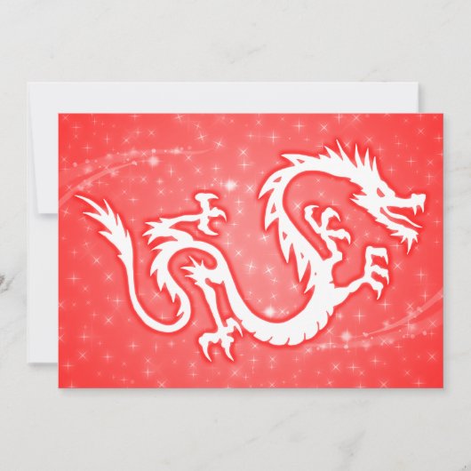 Invitation année de la étoile du dragon (Devant)