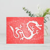 Invitation année de la étoile du dragon (Debout devant)