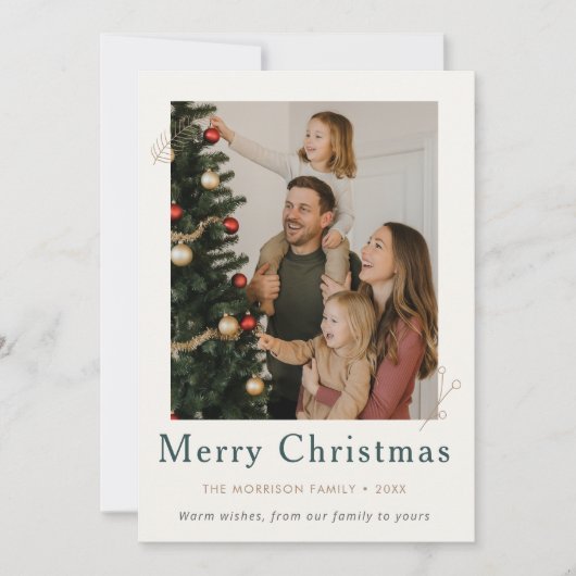 Invitation Année d'évaluation Noël Appartement (Devant)