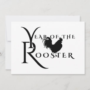 Invitation Année du coq