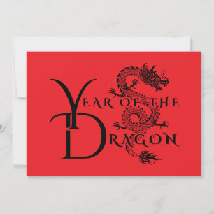 Invitation Année du dragon