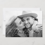 Invitation Année du Fiançailles photo de la ceinture Faire-pa (Devant)