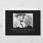 Invitation Année du Fiançailles photo de la ceinture Faire-pa (Dos)