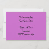 Invitation Année du lapin (Dos)