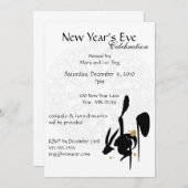 Invitation Année du lapin (Devant / Derrière)