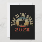 INVITATION ANNÉE DU RABBIT 2023 (Devant)