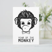 Invitation année du singe (bowtie) (Debout devant)