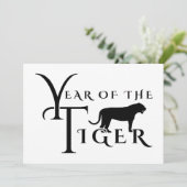 Invitation Année du tigre (Debout devant)
