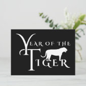 Invitation Année du tigre (Debout devant)