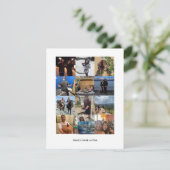 Invitation Année en revue avec photos (Debout devant)