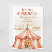 Invitation Année magique Anniversaire du magicien (Devant)