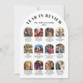 Invitation Année moderne à revoir Noël Arche de Noël (Dos)