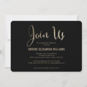 Invitation Année stellaire ÉDITABLE COULEUR Graduation (Dos)