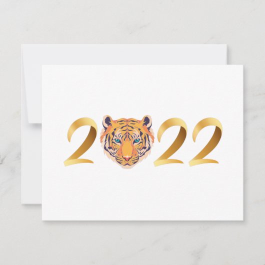 Invitation Année tigre 2022 (Devant)