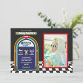 Invitation Années 1950 de photo d'années '50 de (Debout devant)