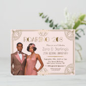 Invitation Années 20 : Anniversaire des Mariages afro-américa (Debout devant)