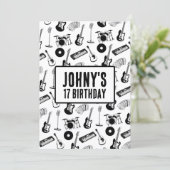 Invitation Annianniversaire des instruments de musique (Debout devant)