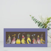 Invitation Annie et Pete Hébergent la carte/invitation du Fin (Debout devant)