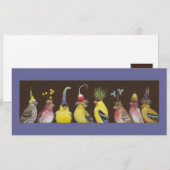 Invitation Annie et Pete Hébergent la carte/invitation du Fin (Devant / Derrière)